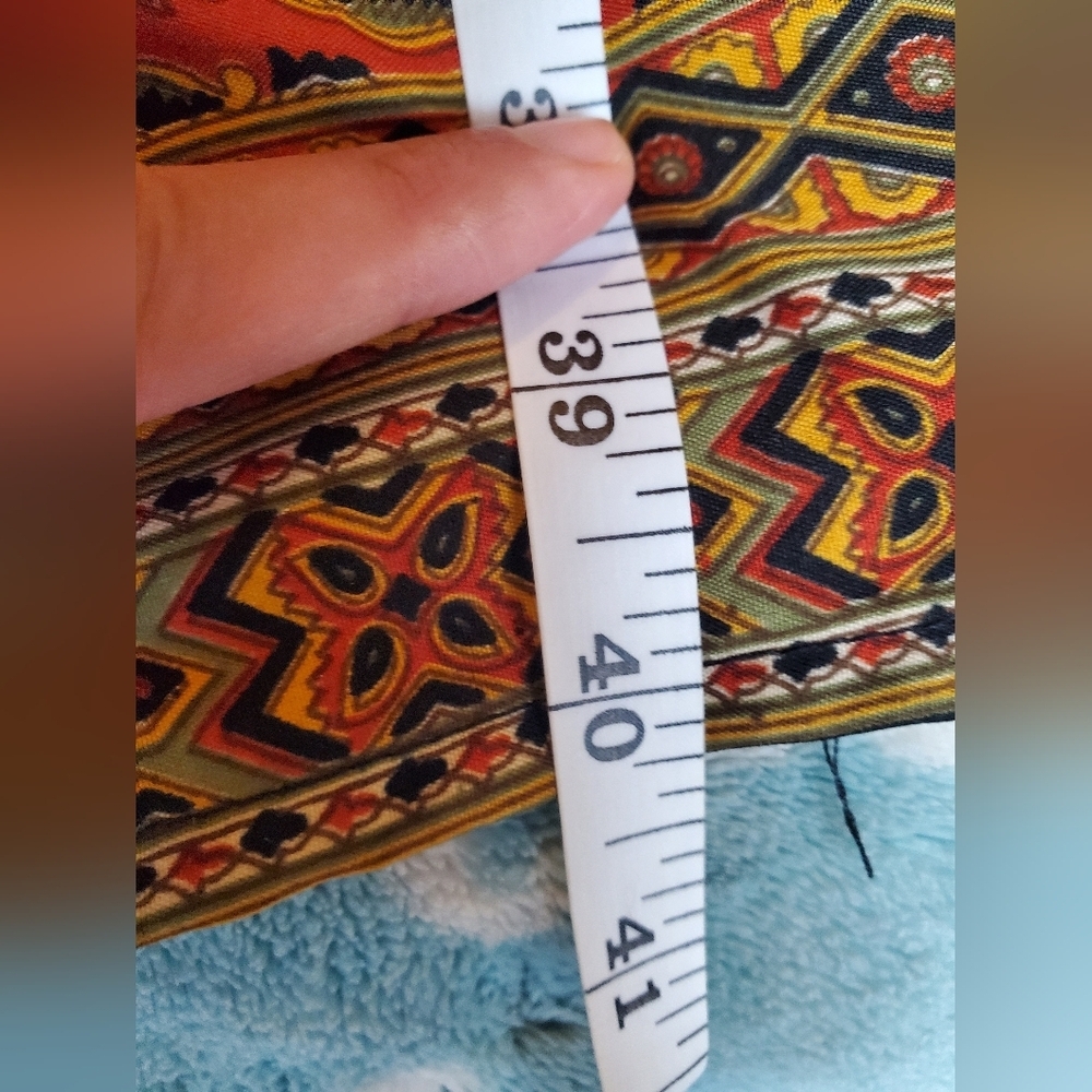 Vintage Sante Orange Kaftan - Picture 10 of 14
